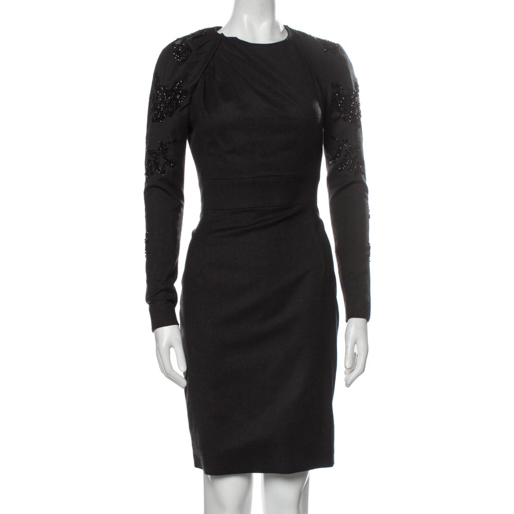 Victor and Rolf beaded long sleeves dress